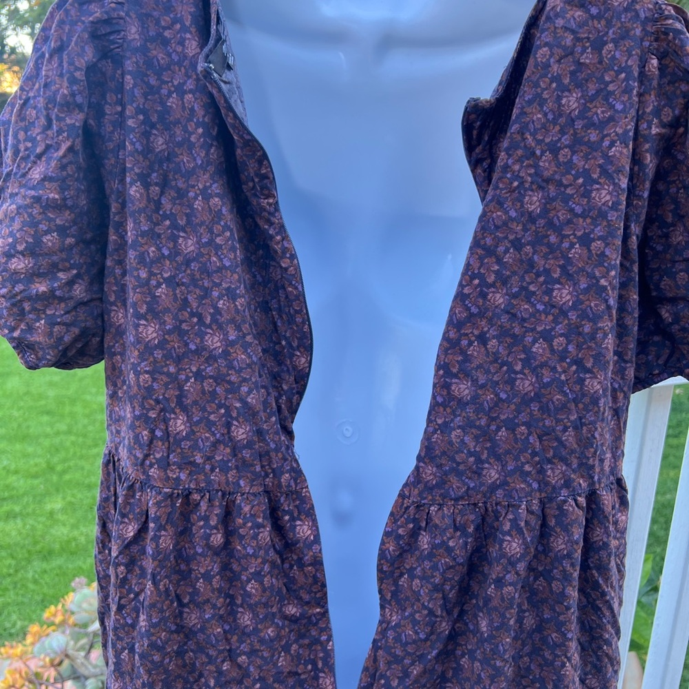 Madewell Purple Floral Maxi Dress - Picture 4 of 9
